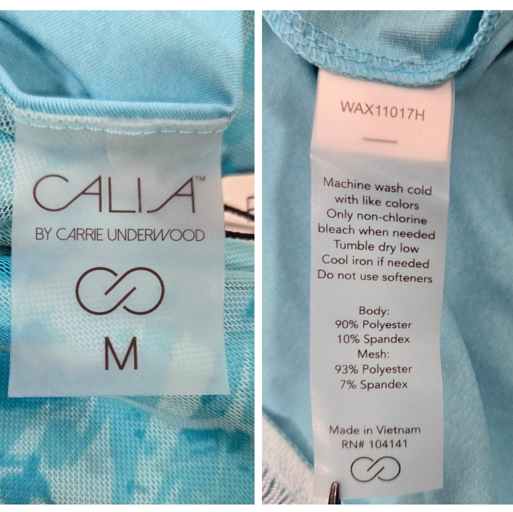 Calia Blue Mesh Reversible Racerback Top - Picture 12 of 14